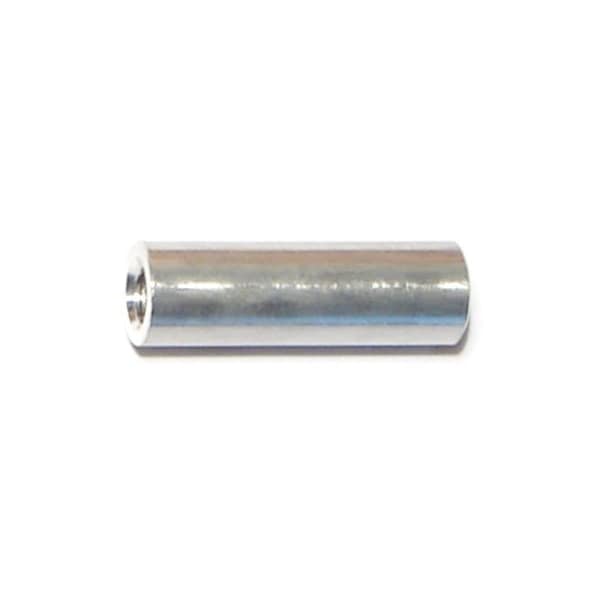 Midwest Fastener Round Spacer, #10 Screw Size, Aluminum, 1 in Overall Lg, 8 PK 76534 - main